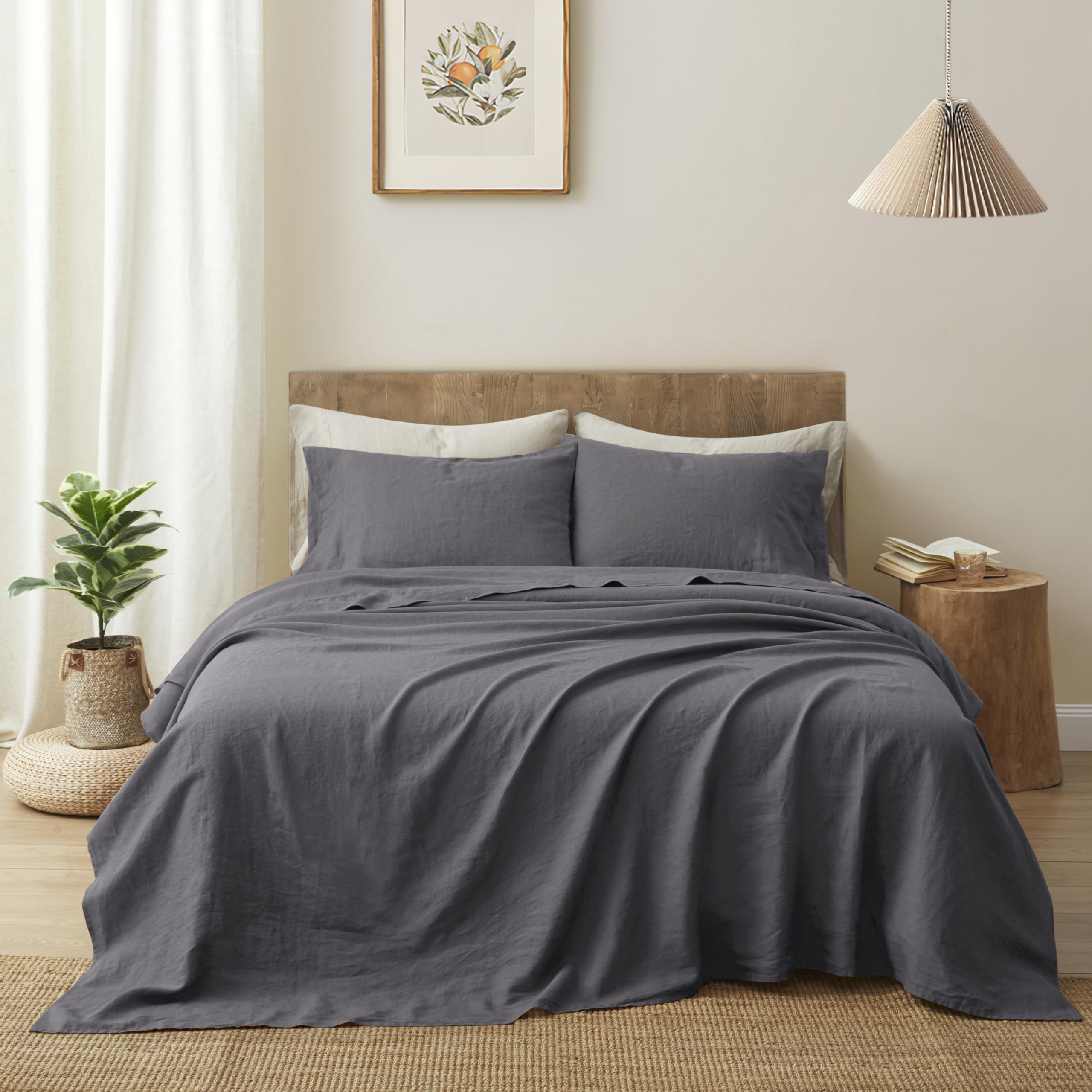 100% French Flax Linen Bedding Set