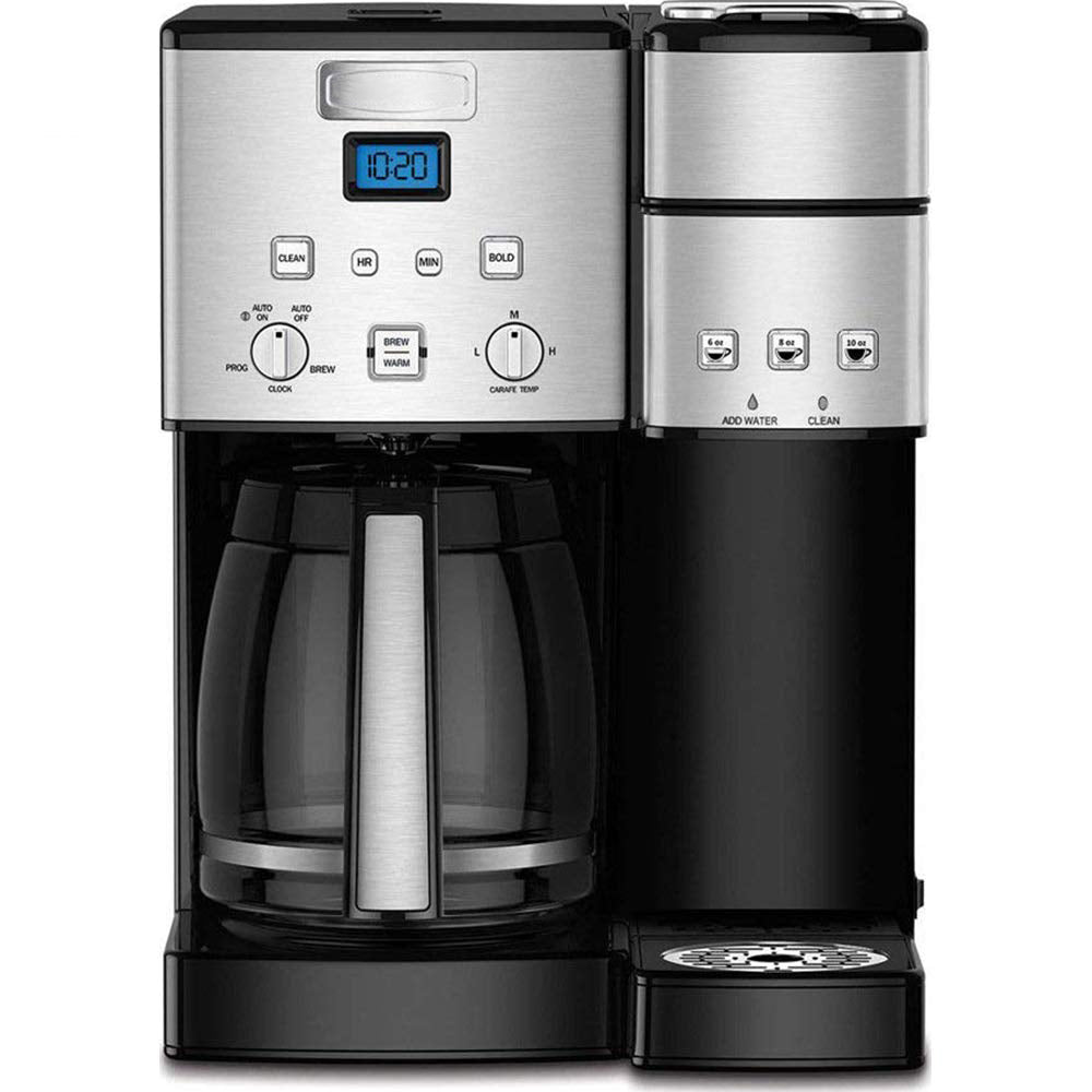 12 Cup Coffeemaker, Single-Serve One Size Silver