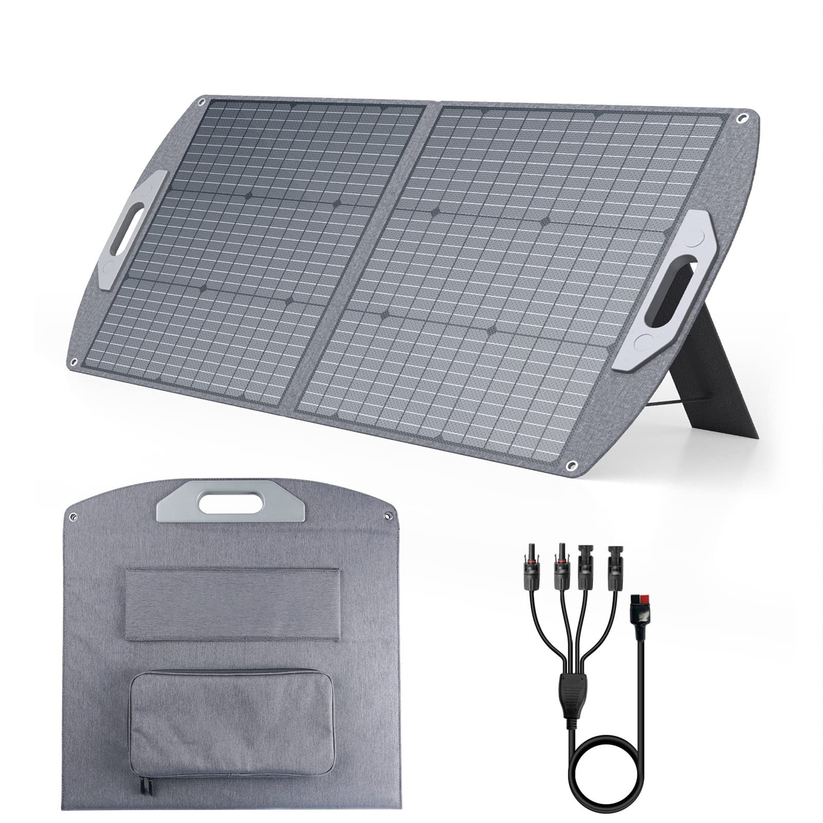 100 Watt Foldable Solar Panel with Adjustable Kickstand