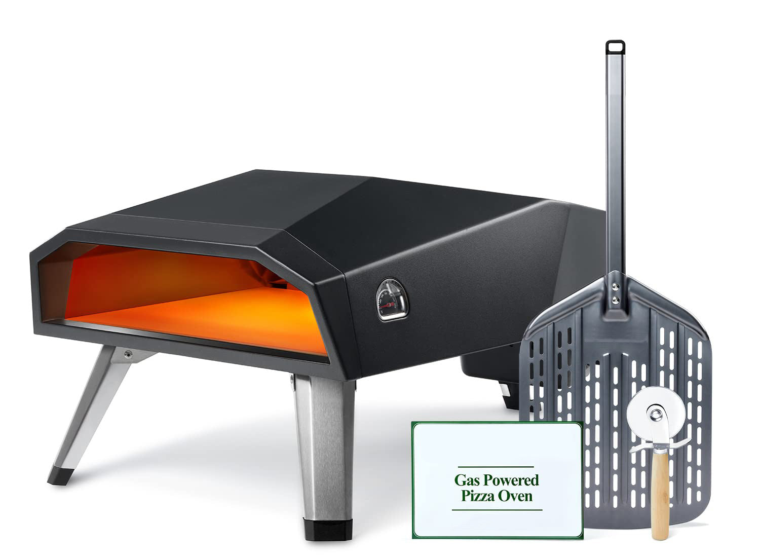 Outdoor Pizza Oven (Titan Gray) Portable Gas-Fired Outside Ovens